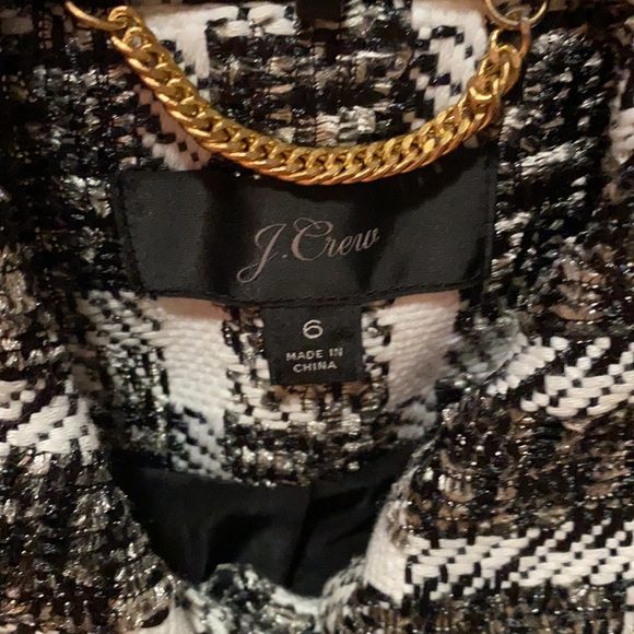 Cute plaid J Crew Jacket size 6 - Picture 2 of 4